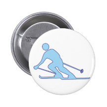 Skifahrer Schifahrer skier Buttons
