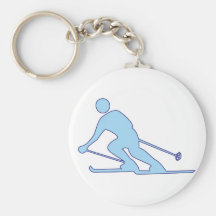 Skifahrer Schifahrer skier Schlüsselband