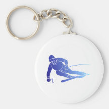 Skifahrer skier schlüsselband