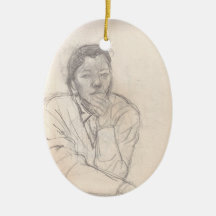 Skizze Japanermädchen Ornamente