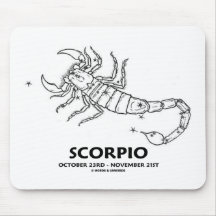 Skorpion (23. Oktober - 21. November) Mousepad