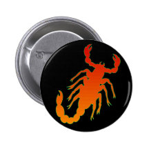 Skorpions-Knopf Anstecknadelbutton