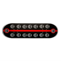 Skullboard Bedruckte Skateboarddecks