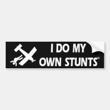 Skydiving meine eigenen Bremsungen Autosticker