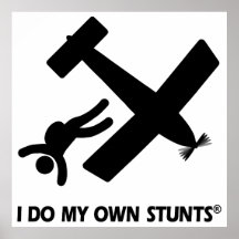 Skydiving meine eigenen Bremsungen Posterdrucke