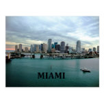 Skyline Miamis Florida Postkarten