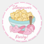 Sleepover-Party-Aufkleber