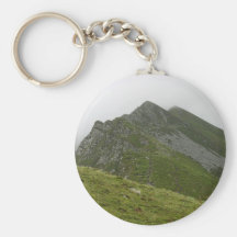Slieve Liga-Klippen mit grünem Feld in Irland Schlüsselanhänger