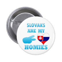 Slovaks sind mein Homies Anstecknadelbuttons