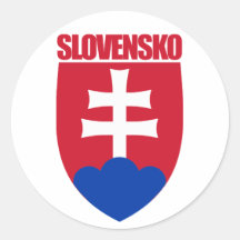 Slovensko/Slowakei COA Runder Aufkleber