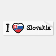 Slowakei-Flagge Auto Aufkleber