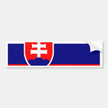 Slowakei-Flagge Auto Sticker