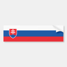 Slowakei/slowakische/slowakische Flagge Autosticker