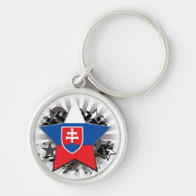 Slowakei-Stern Schlüsselbänder