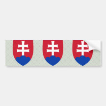 Slowakei-Wappen Detail Auto Aufkleber