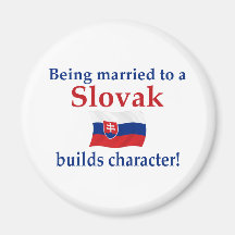 Slowakischer Gestalt-Charakter Magnets