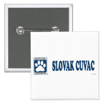 SLOWAKISCHES CUVAC_Blue Anstecknadel