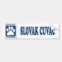 SLOWAKISCHES CUVAC_Blue Auto Aufkleber
