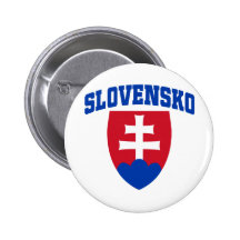 Slowakisches Emblem Anstecknadelbutton