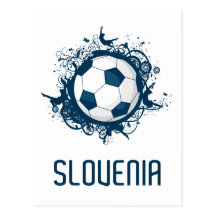 Slowenien-Fußball Postkarten