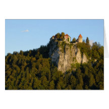 Slowenien, geblutet, See an geblutet, ausgeblutete Grußkarten