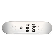 slusheee personalisierte skateboarddecks