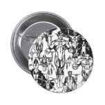 Smaragddämmerungs-Abdeckung, Schwarzweiss buttons