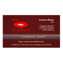 Smile, It's Contagious Business Cards