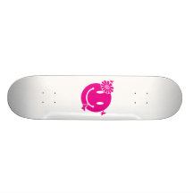 Smile_with_Flower Personalisiertes Skateboarddeck
