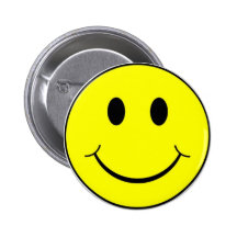 Smiley Anstecknadelbutton