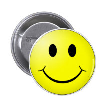 Smiley Anstecknadelbutton
