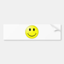 Smiley Auto Aufkleber