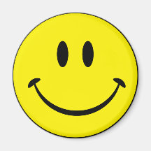 Smiley-Glück-Gesicht Magnete