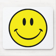 Smiley-Glück-Gesicht Mousepads
