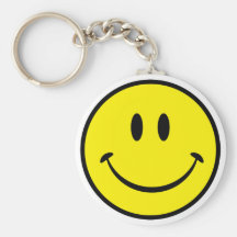 Smiley-Glück-Gesicht Schlüsselbänder