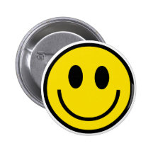 Smiley-Knopf Anstecknadelbuttons