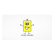 Smiley Moodie Individuelle Photo Karte