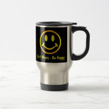Smiley-Reise-Becher Tasse