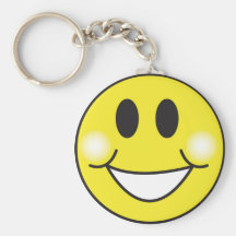 Smiley-Schlüsselring Schlüsselbänder