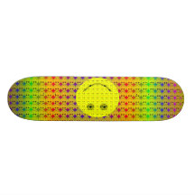 smiley, smileyface- individuelles skateboard