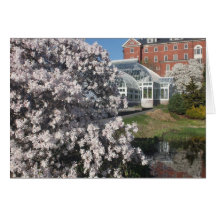 Smith-Uni Lyman Pflanzen-Haus im Frühling Grußkarten