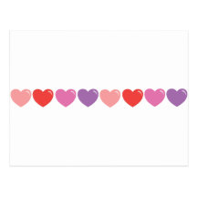 Smitten Heartline Postkarte