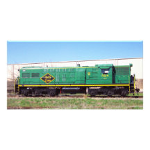 SMS-Eisenbahn-Linien Baldwin AS616 # 554 Personalisierte Photo Karte
