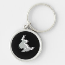 Snowboard-Logo-Entwurf Keychain Schlüsselband