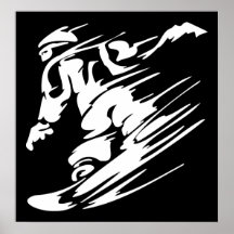 Snowboarding-extremes Sport-Plakat