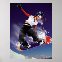 Snowboarding-Plakat