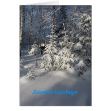 Snowy-Bäume Karte
