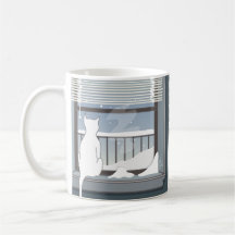 Snowy-Morgen (vom Stolz Cartoon™) Kaffee Haferl