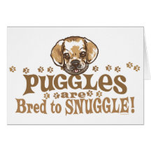 Snuggle Puggle Hemden und Geschenke Karten