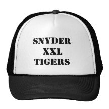 SNYDER, XXL, TIGER MÜTZEN
